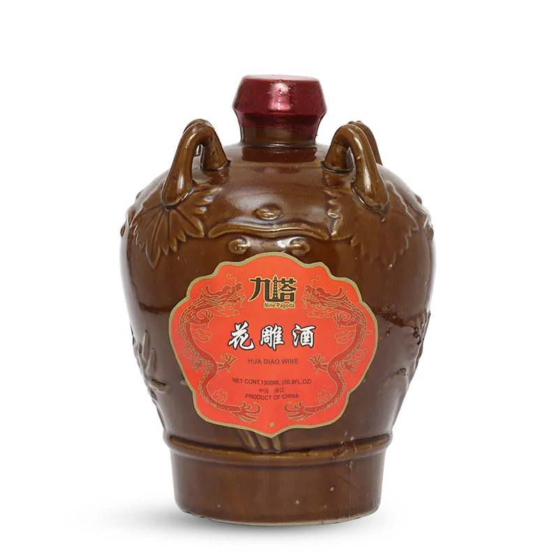 1,5 l Shaoxing Hua Diao -viiniä purkissa